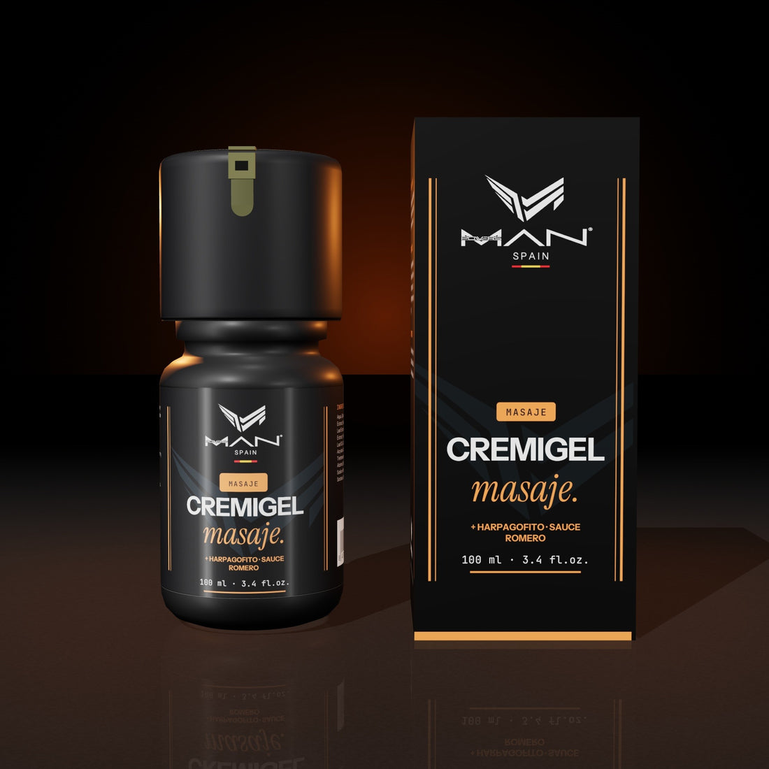 Cremigel de masaje muscular