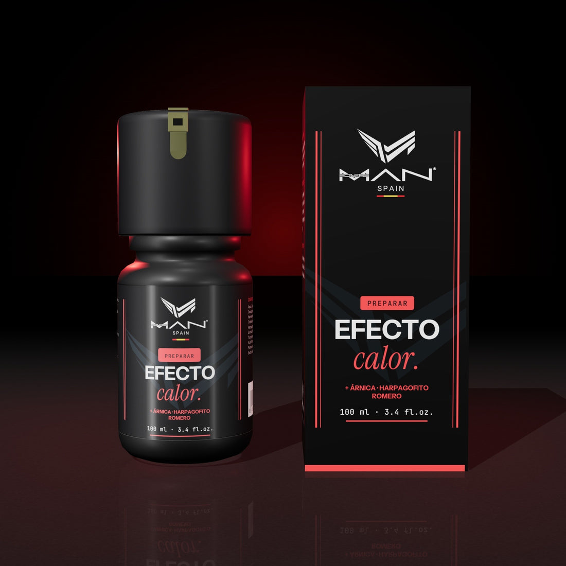 Gel efecto calor